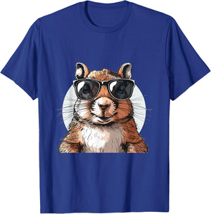Squirrel Animal Lover Graphic T-Shirt - T-Shirt | Royal