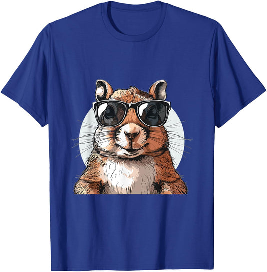 Squirrel Animal Lover Graphic T-Shirt - T-Shirt | Royal