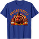 Phlebotomist Job Thanksgiving Turkey With Gnomes Fall Leaves T-Shirt - T-Shirt | Royal