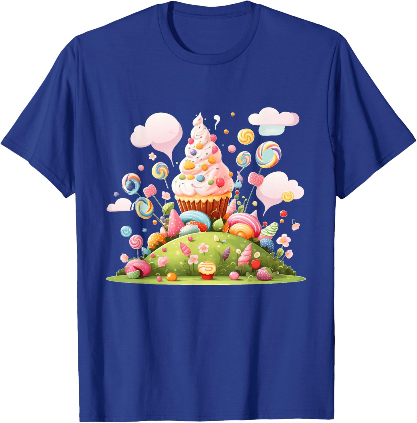 Funny World of Sweets and Cake Costume , black T-Shirt - T-Shirt | Royal