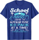 School Nurses Saving The World One Ice Pack At A Time T-Shirt - T-Shirt | Royal