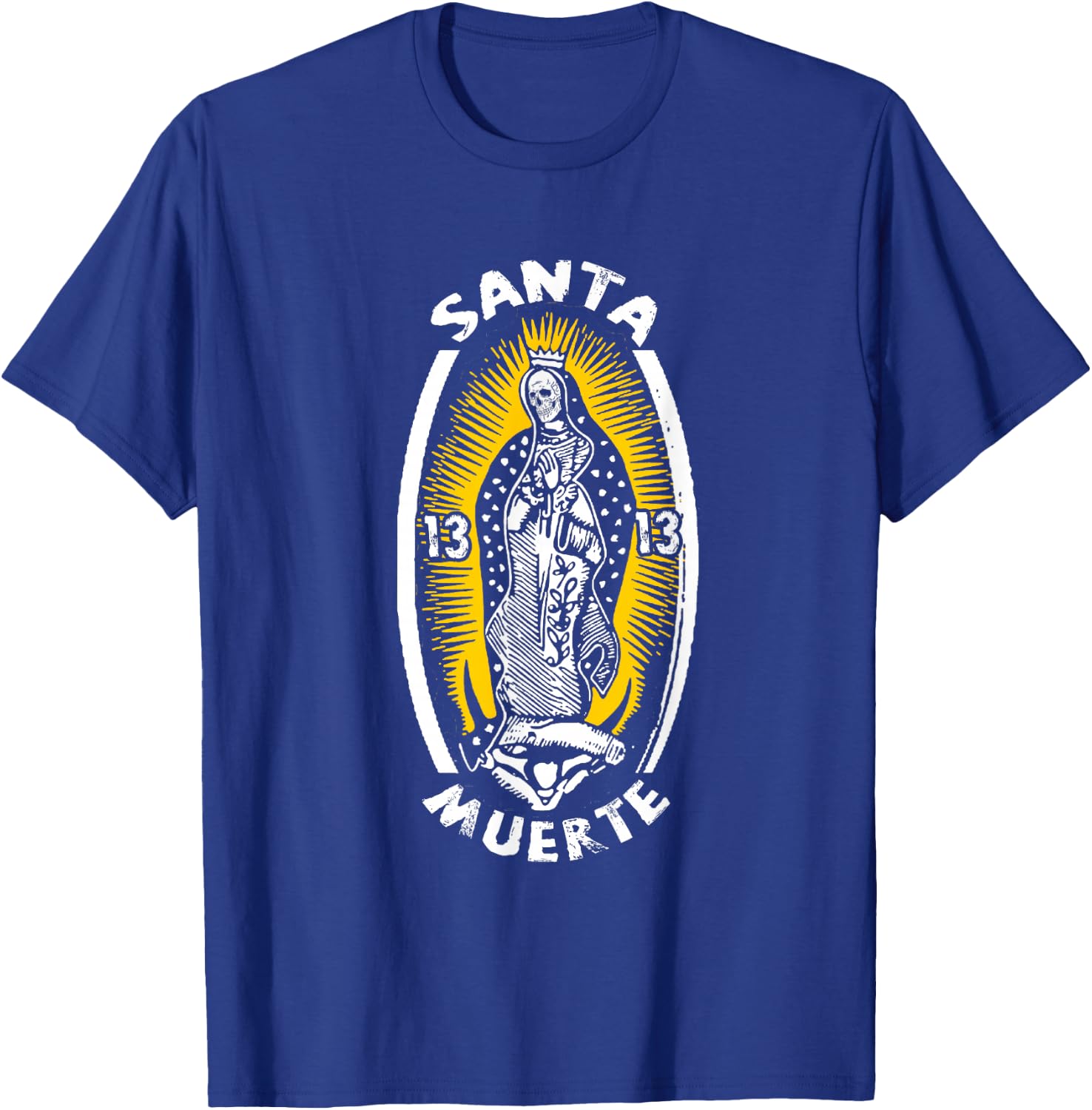 Mexiko Santa Muerte | Skelett Frau | Mexikanisch T-Shirt - T-Shirt | Royal