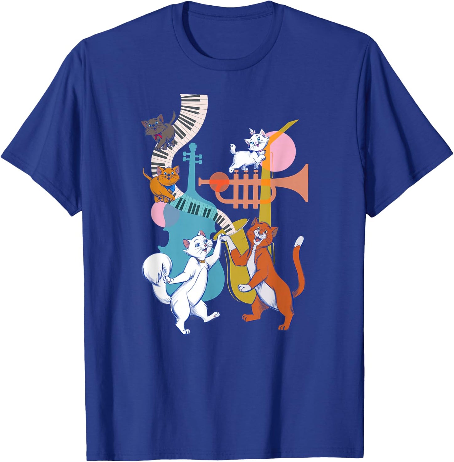 Aristocats Dance Music , Black, S T-Shirt - T-Shirt | Royal
