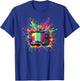 Splash Art Television Vintage TV Retro 70s 80s T-Shirt - T-Shirt | Royal