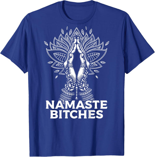 Namaste Bitches - Betende Hände mit Mandala