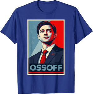 Jon Ossoff for U.S. Senate from Georgia 2026 Vintage Hope T-Shirt - T-Shirt | Royal