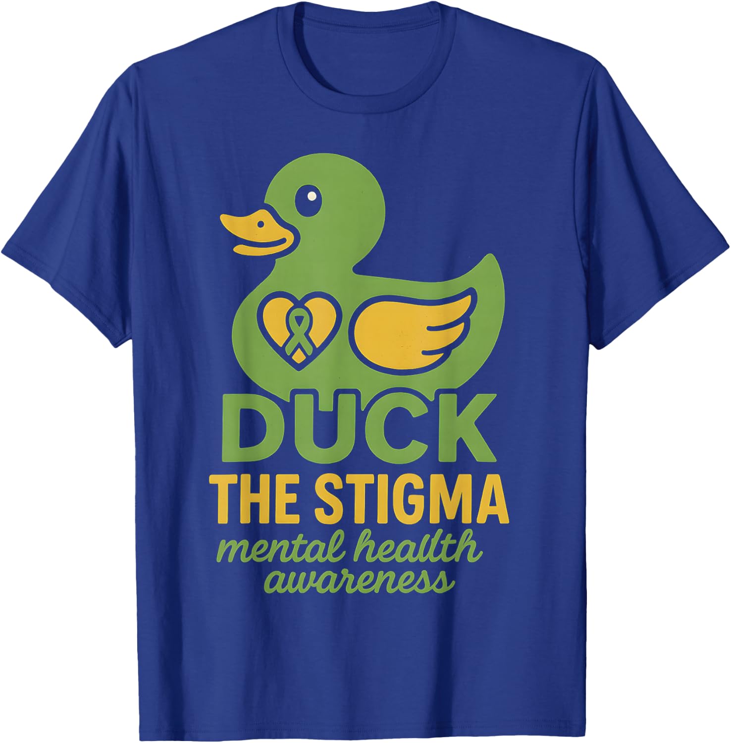 Mental Health Awareness Rubber Duck Women's Rubber Ducky T-Shirt - T-Shirt | Royal