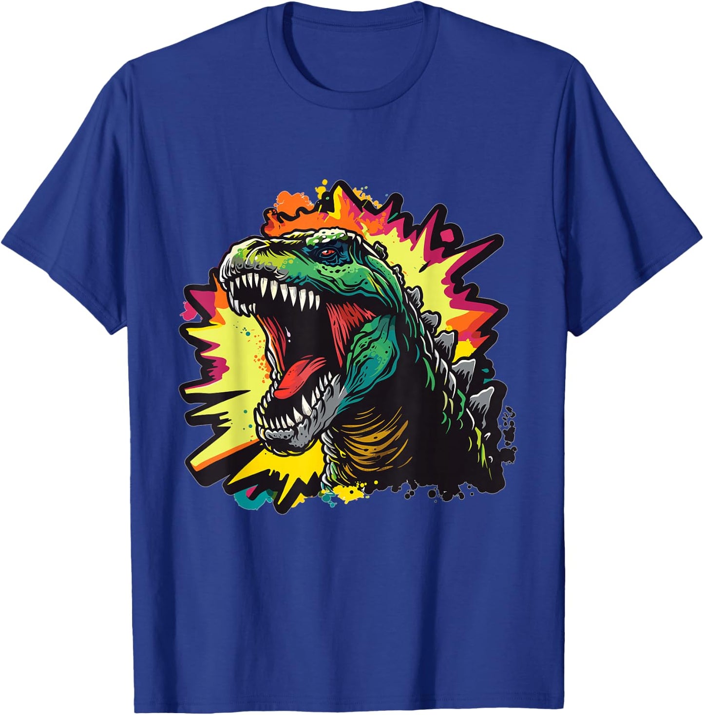Dinosaur Shirts for Boys Comic T-Rex Birthday Boy Dinosaur T-Shirt - T-Shirt | Royal