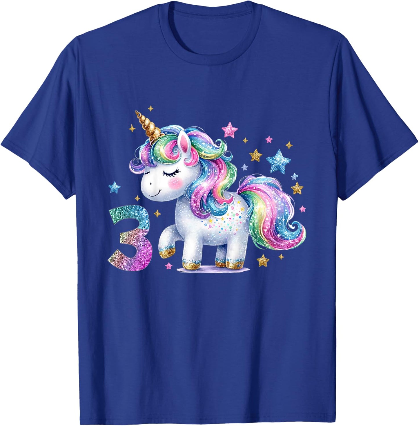 3 Geburtstag Mädchen Geschenke 3 Jahre Alt Einhorn Outfit T-Shirt - T-Shirt | Royal