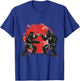 MMA Monkey Taekwondo Jiu-Jitsu Martial Arts Kickboxing T-Shirt - T-Shirt | Royal