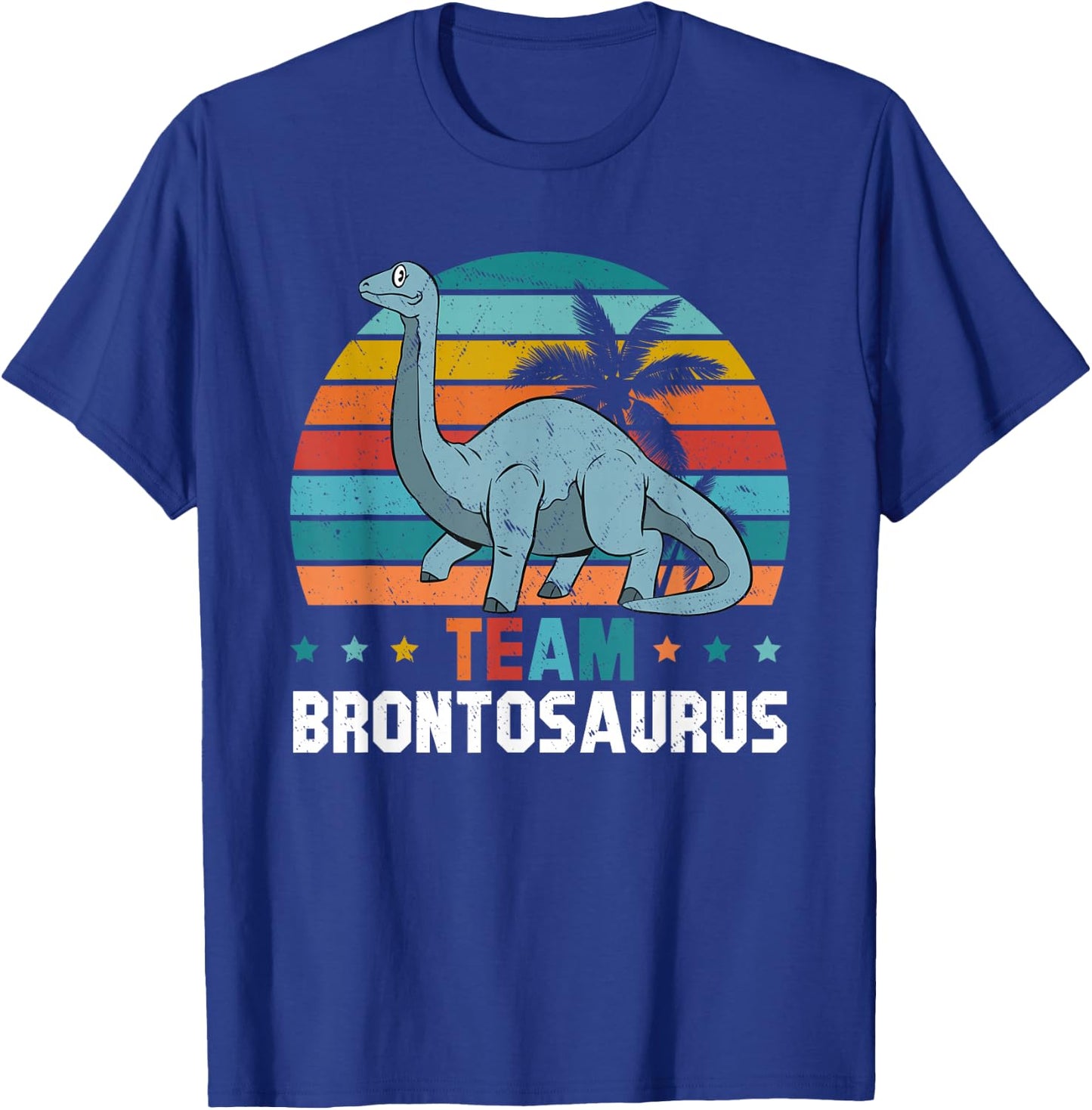 Dinosaur Funny Dino Lover - Team Brontosaurus T-Shirt - T-Shirt | Royal