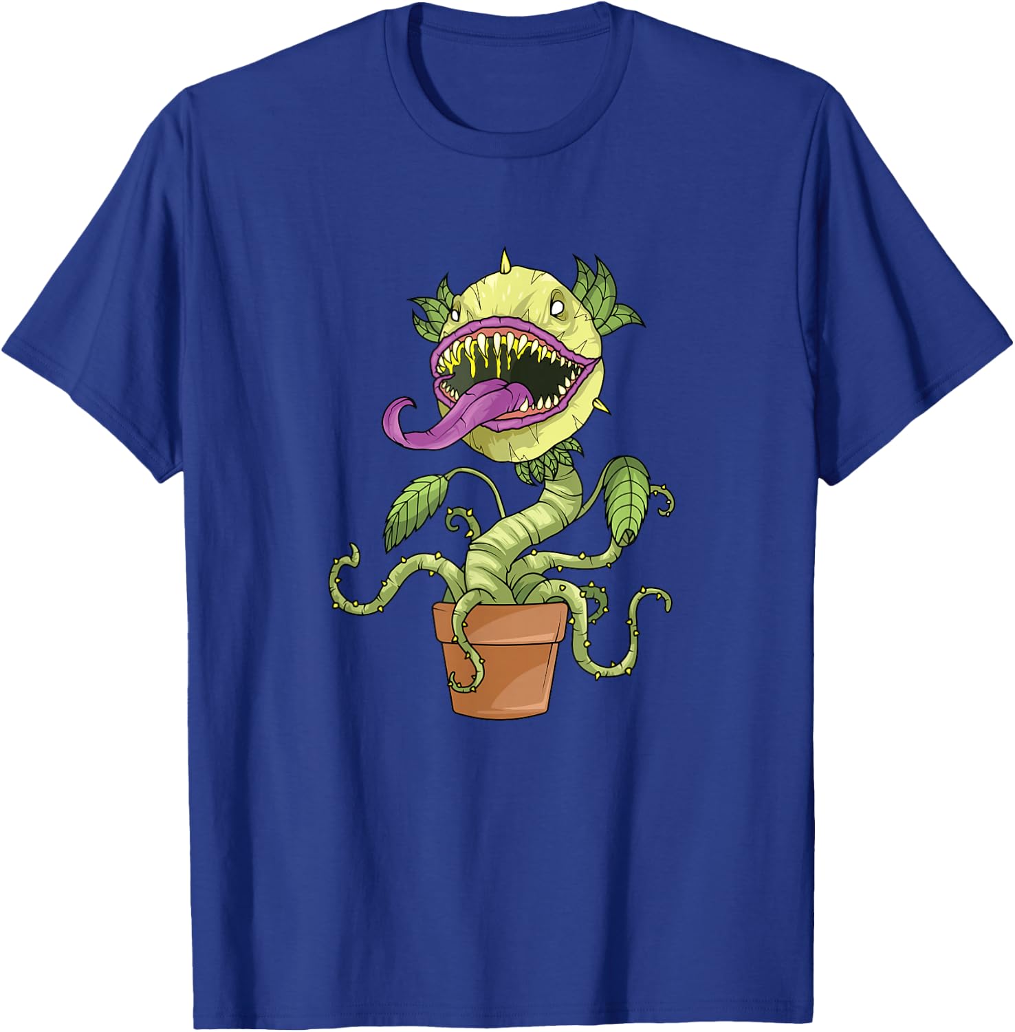 Venus Fly Trap Costume Carnivorous Plant Monster , black, s T-Shirt - T-Shirt | Royal