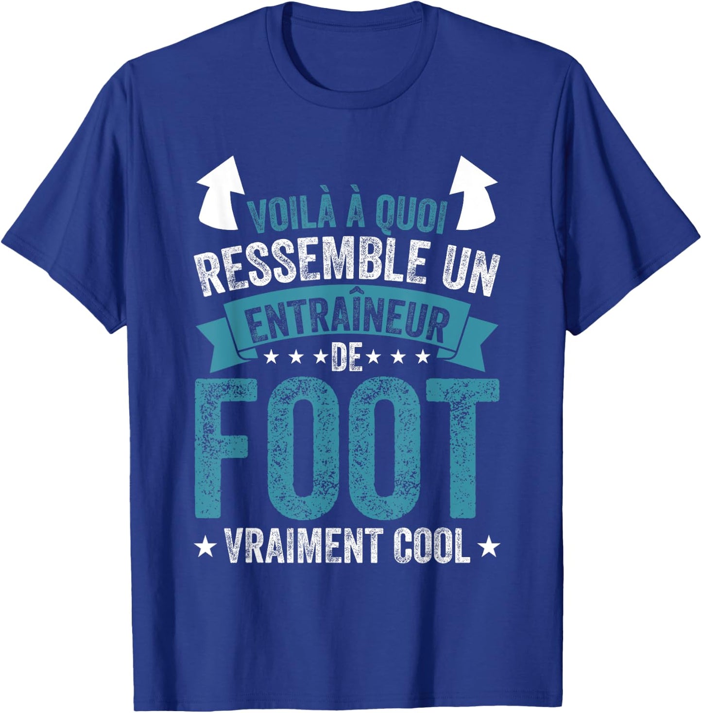Coach A Football Coach Really Cool T-Shirt - T-Shirt | Royal