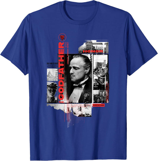 Godfather Don Collage T-Shirt - T-Shirt | Royal