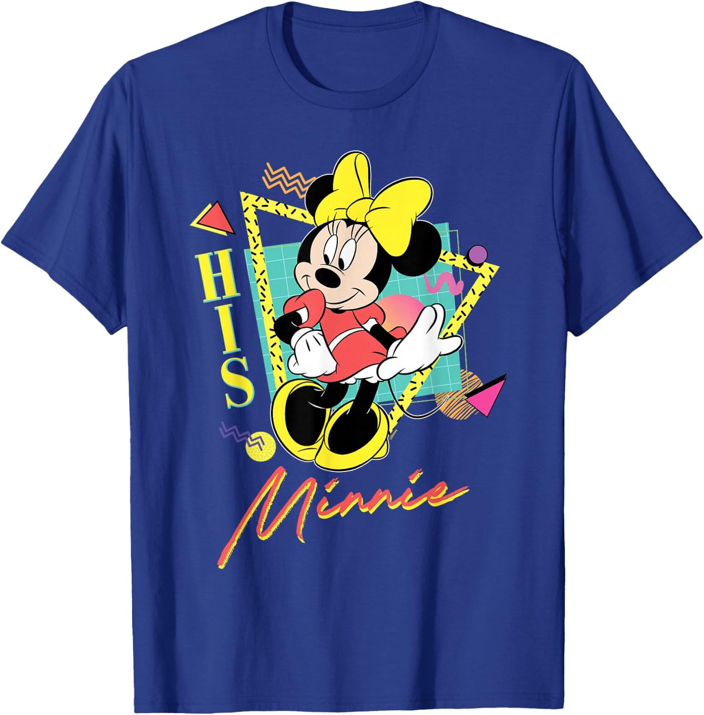 Disney Minnie Mouse Retro '90s Couples Matching His Minnie T-Shirt - T-Shirt | Royal
