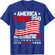 America Turns 250 I'm Celebrating 47th Birthday USA Flag T-Shirt - T-Shirt | Royal