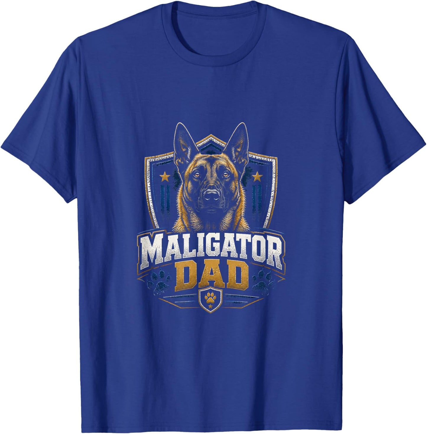 Maligator Dad Belgian Malinois T-Shirt - T-Shirt | Royal