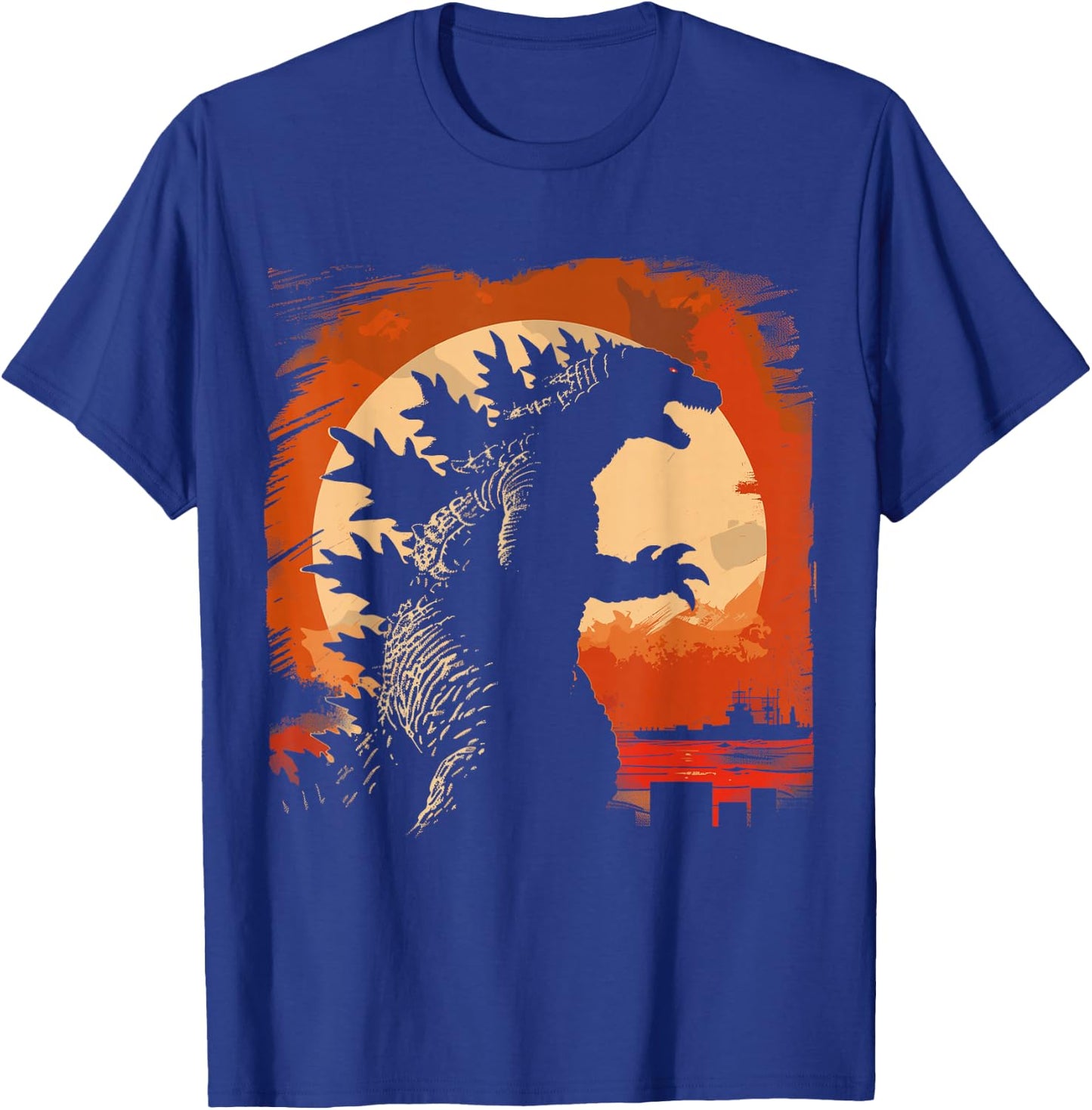 Retro Vintage Japanese Art Legendary Rare Kaiju , -Adults, -Kids, Black, Small, Short Sleeve T-Shirt - T-Shirt | Royal