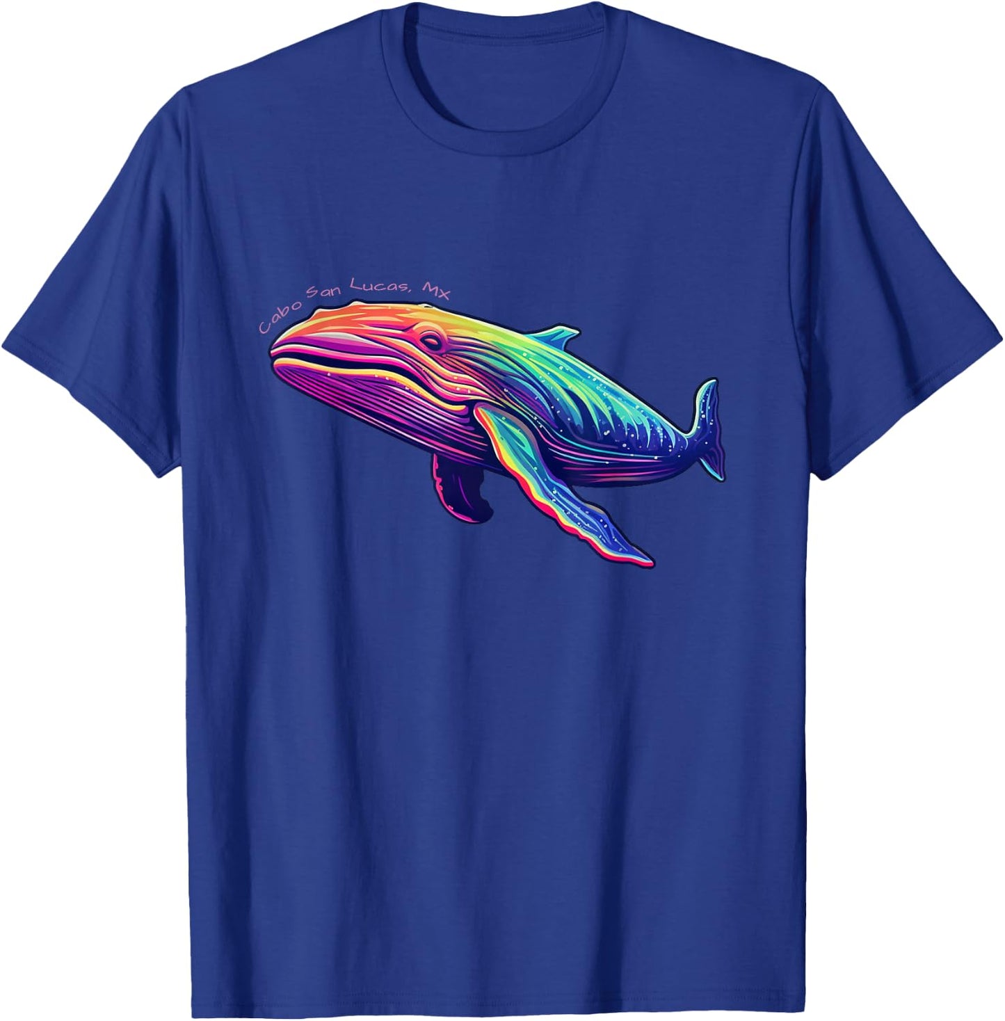 Cabo San Lucas MX Cosmic-Whale T-Shirt - T-Shirt | Royal