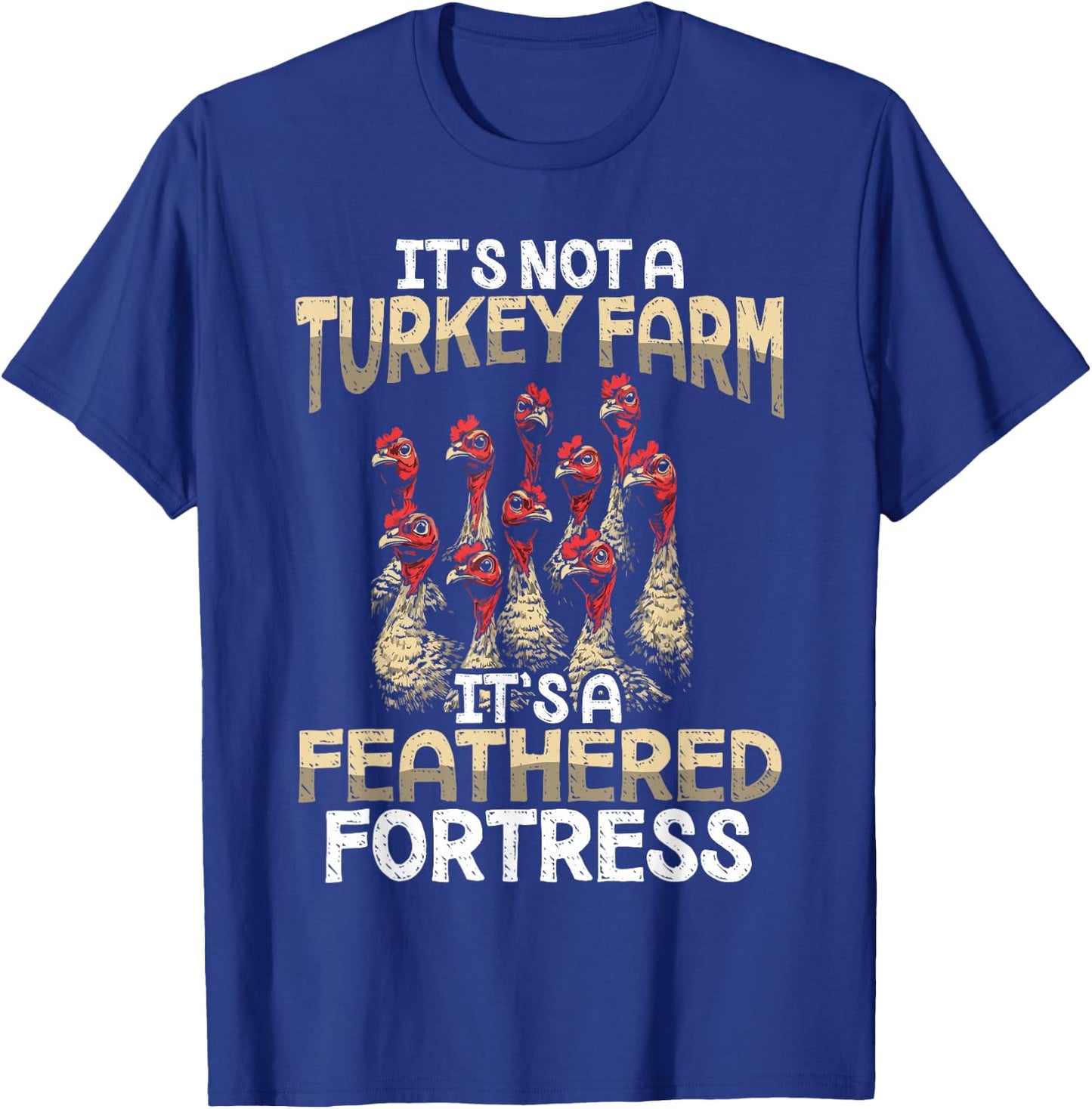 Turkey Farm Turkey Farmer T-Shirt - T-Shirt | Royal