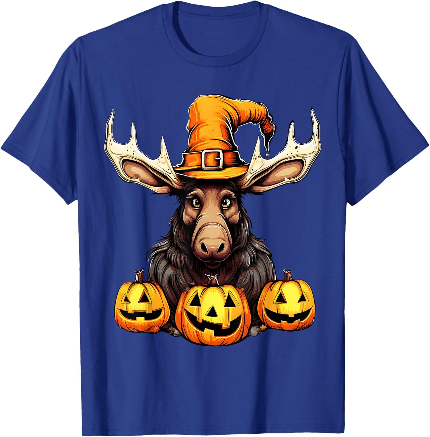 Moose Halloween Costume - Animal Moose Lover Halloween T-Shirt - T-Shirt | Royal
