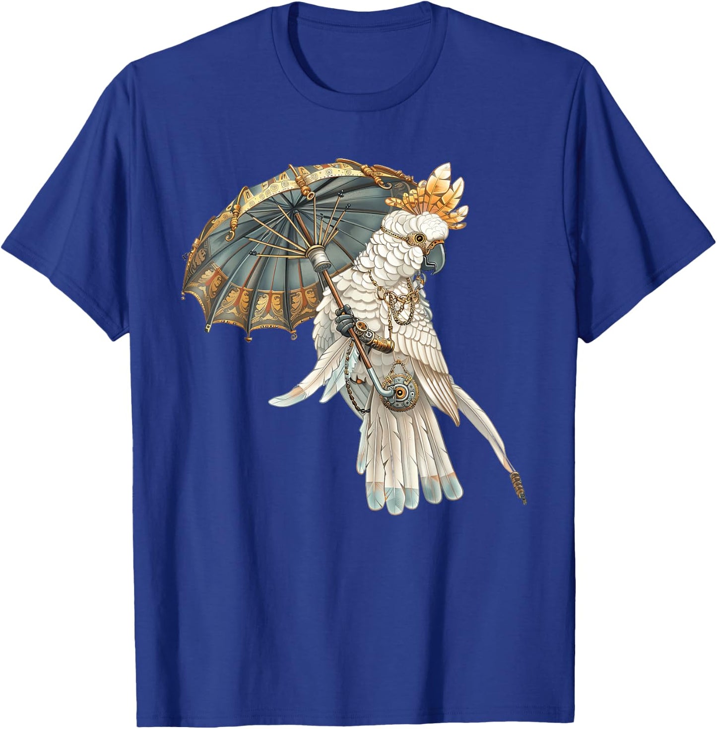 Umbrella Cockatoo Steampunk T-Shirt - T-Shirt | Royal