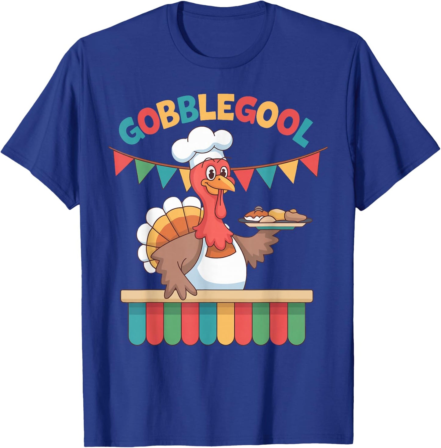 Gobblegool Turkey Thanksgiving gobble gool turkey T-Shirt - T-Shirt | Royal