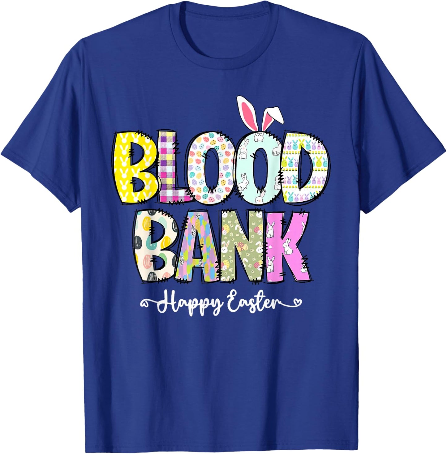 Blood Bank Easter Day Medical Lab Science Medical Laboratory T-Shirt - T-Shirt | Royal