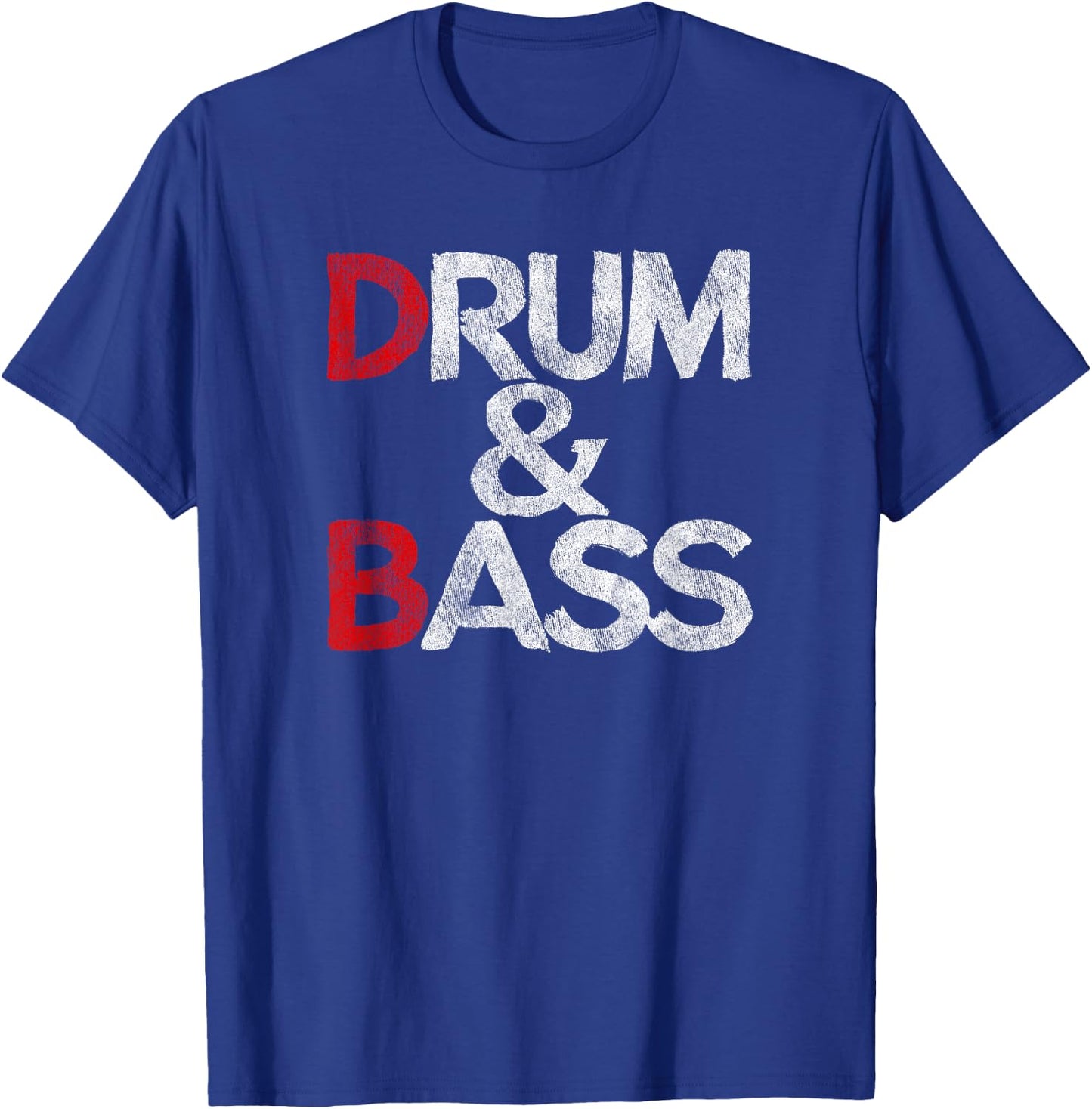 Drum And Bass Rum & Ass Funny Vintage , Black, S T-Shirt - T-Shirt | Royal
