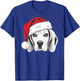 Joyful Beagle Santa Dog on Beagle Christmas Men Women Kids T-Shirt - T-Shirt | Royal
