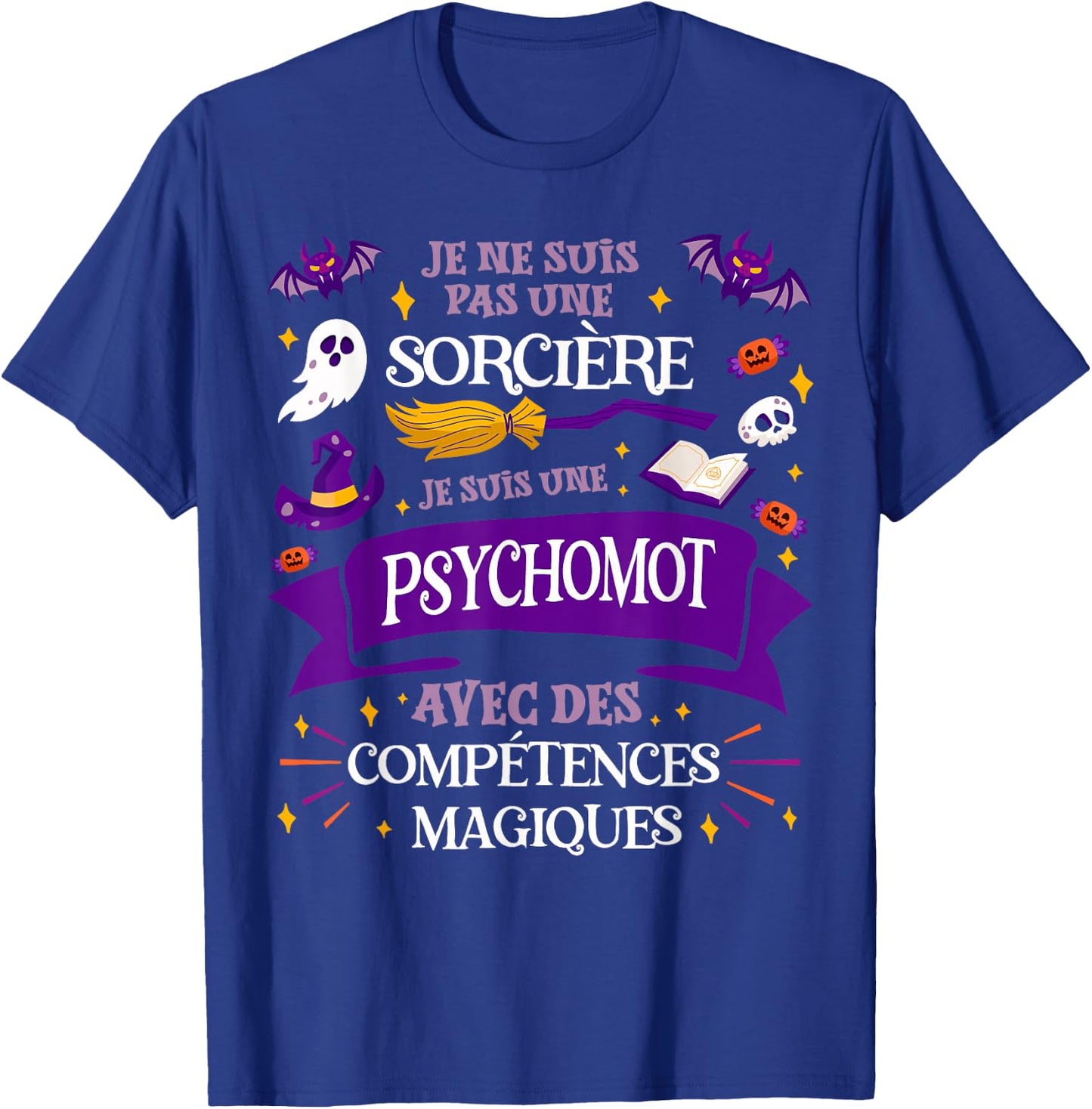Not A Witch I'm A Psychomot Gift , Black, S T-Shirt - T-Shirt | Royal