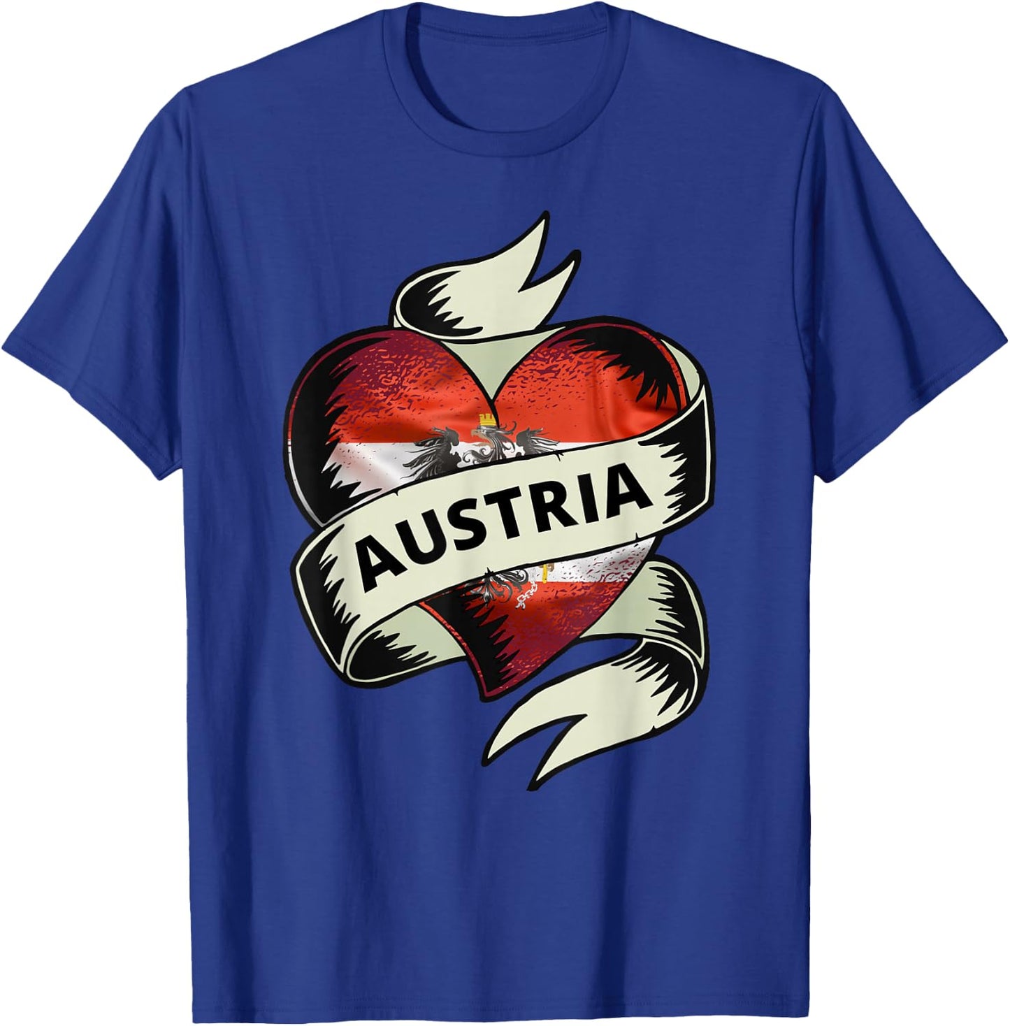 Österreich Flagge Fan Österreichische Flagge Patriot Austria T-Shirt - T-Shirt | Royal