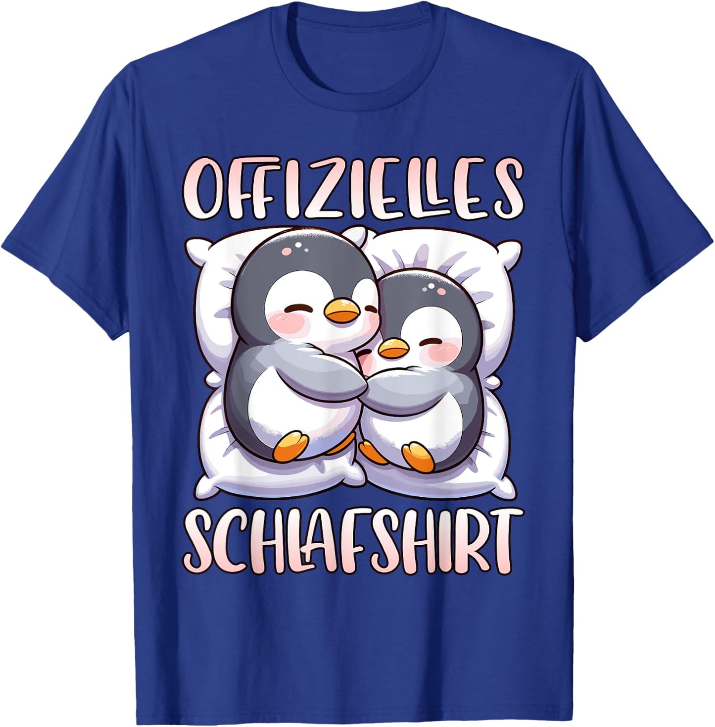 Official Sleep Shirt Penguin Pyjamas Girls Sleep , black T-Shirt - T-Shirt | Royal