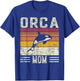 Best Orca Mom Women - Vintage Orca T-Shirt - T-Shirt | Royal