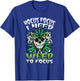 Hocus Pocus I Need Weed To Focus Funny Weed Halloween T-Shirt - T-Shirt | Royal