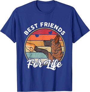 Best friends for life Dutch Shepherd T-Shirt - T-Shirt | Royal