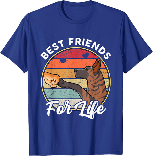 Best friends for life Dutch Shepherd T-Shirt - T-Shirt | Royal