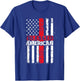 Christian American US Flag Freedom Patriotic 4th Of July Kids Men T-Shirt - T-Shirt | Royal