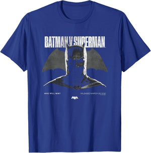 Batman v Superman Cowl 85th Anniversary T-Shirt - T-Shirt | Royal