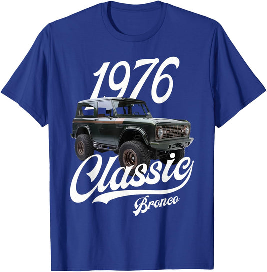 Classic bronco 1976 Green T-Shirt - T-Shirt | Royal