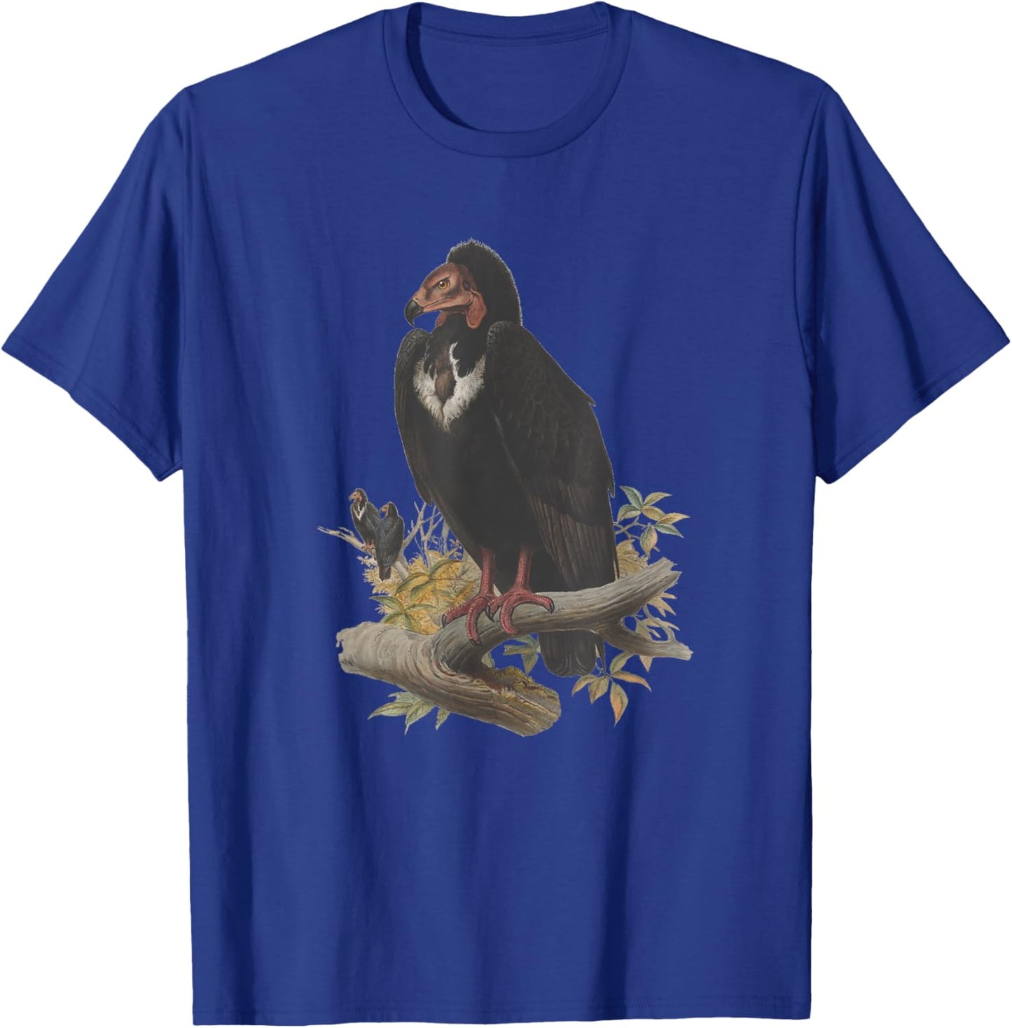 Vintage Vulture Scientific Drawing Shirt - Turkey Red-Headed T-Shirt - T-Shirt | Royal