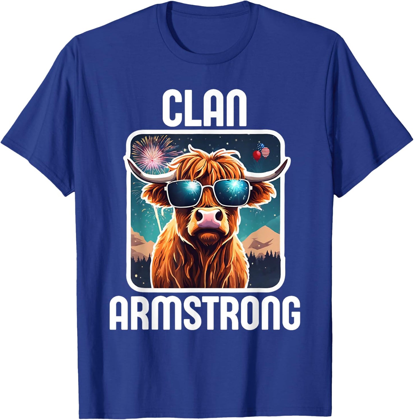 Armstrong Clan 4th July Scottish Family Name USA Party T-Shirt - T-Shirt | Royal