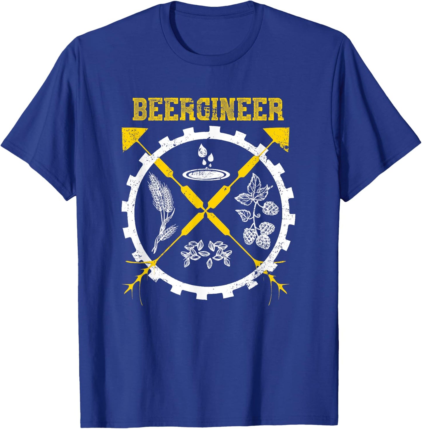 Barley Craft Beer Brewing Drinks Gift Craft Beer T-Shirt - T-Shirt | Royal