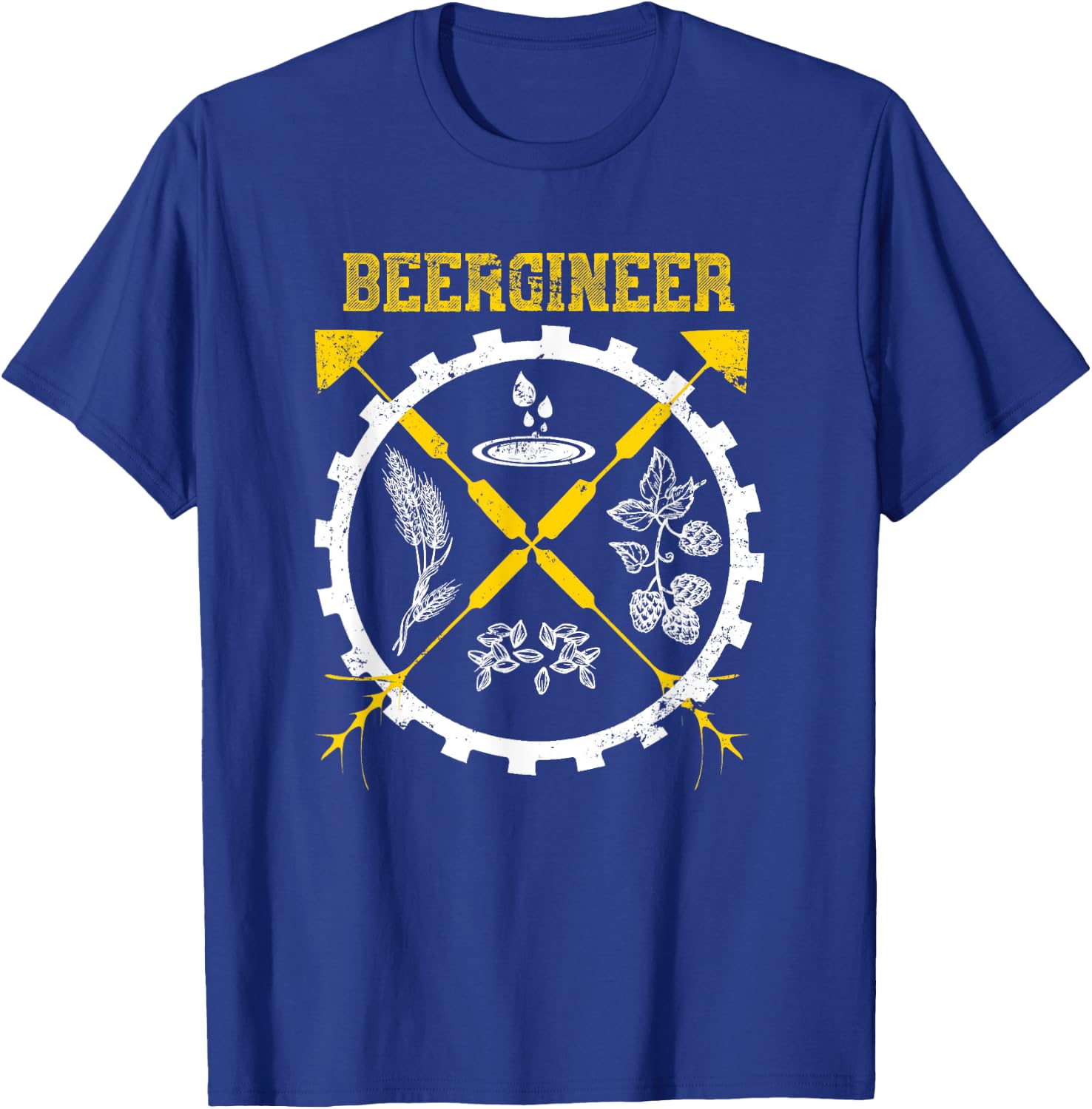 Barley Craft Beer Brewing Drinks Gift Craft Beer T-Shirt - T-Shirt | Royal