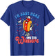 I'm Just Here For The Wieners Firework Hot Dog 4th Of July T-Shirt - T-Shirt | Royal