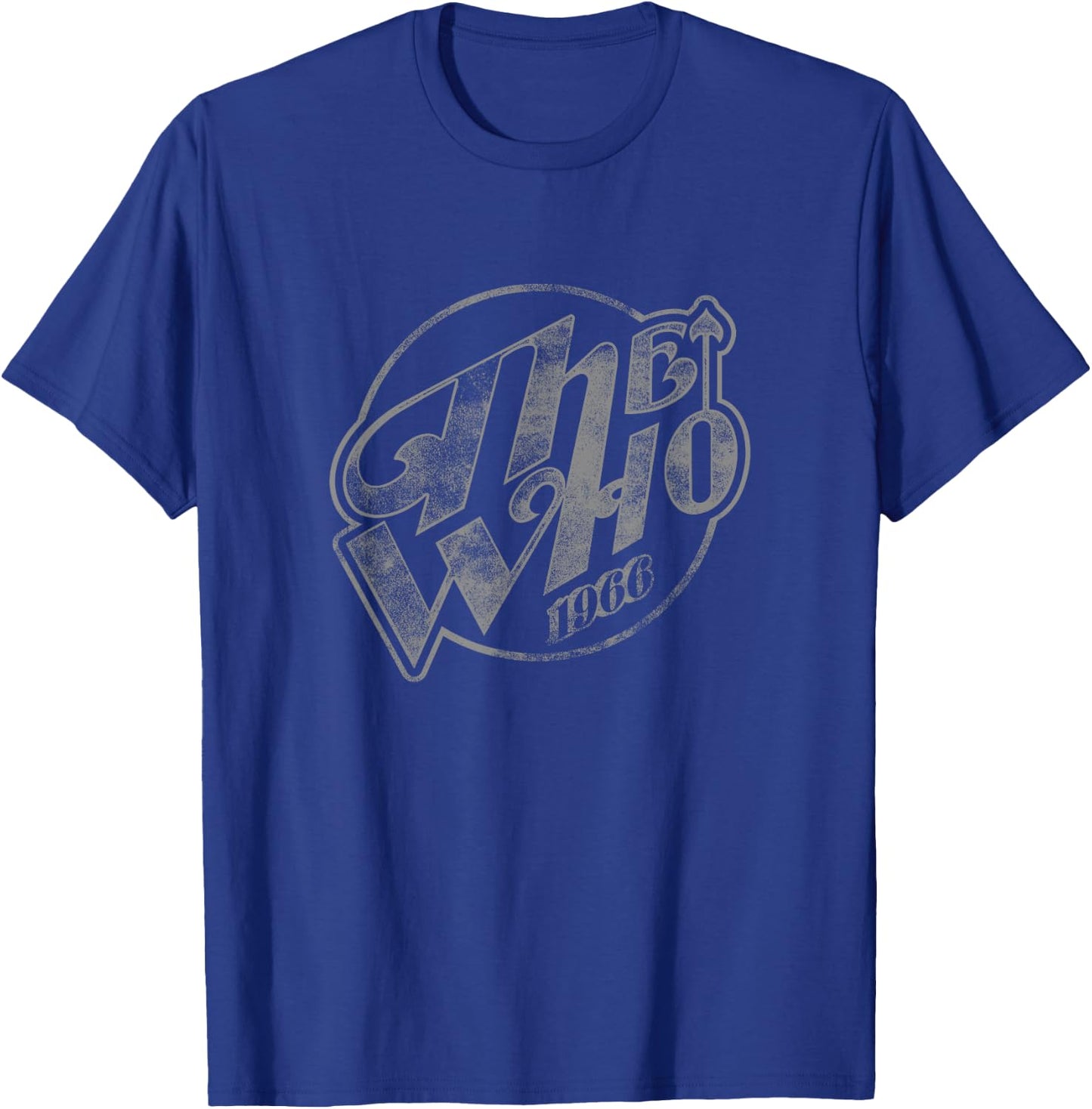 The Who Offizielles Vintage Faded Logo 1966 T-Shirt - T-Shirt | Royal