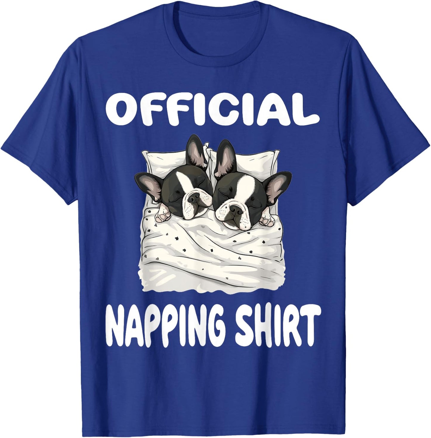 Boston Terrier Dog Official Sleepshirt Pajamas Nightgown T-Shirt - T-Shirt | Royal