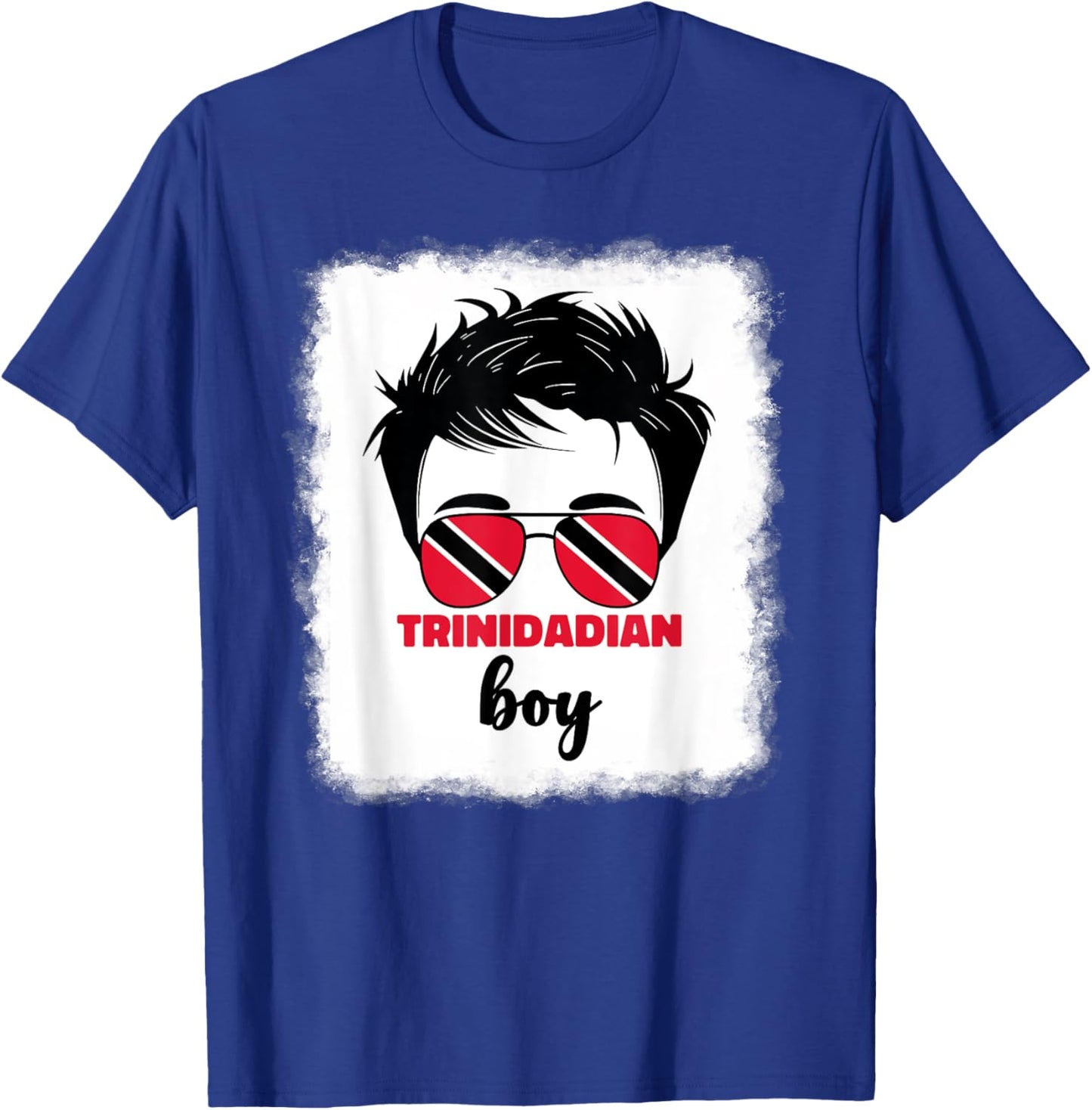 Trinidadian Boy Kids Trini Trinidad and Tobago Flag Boys T-Shirt - T-Shirt | Royal