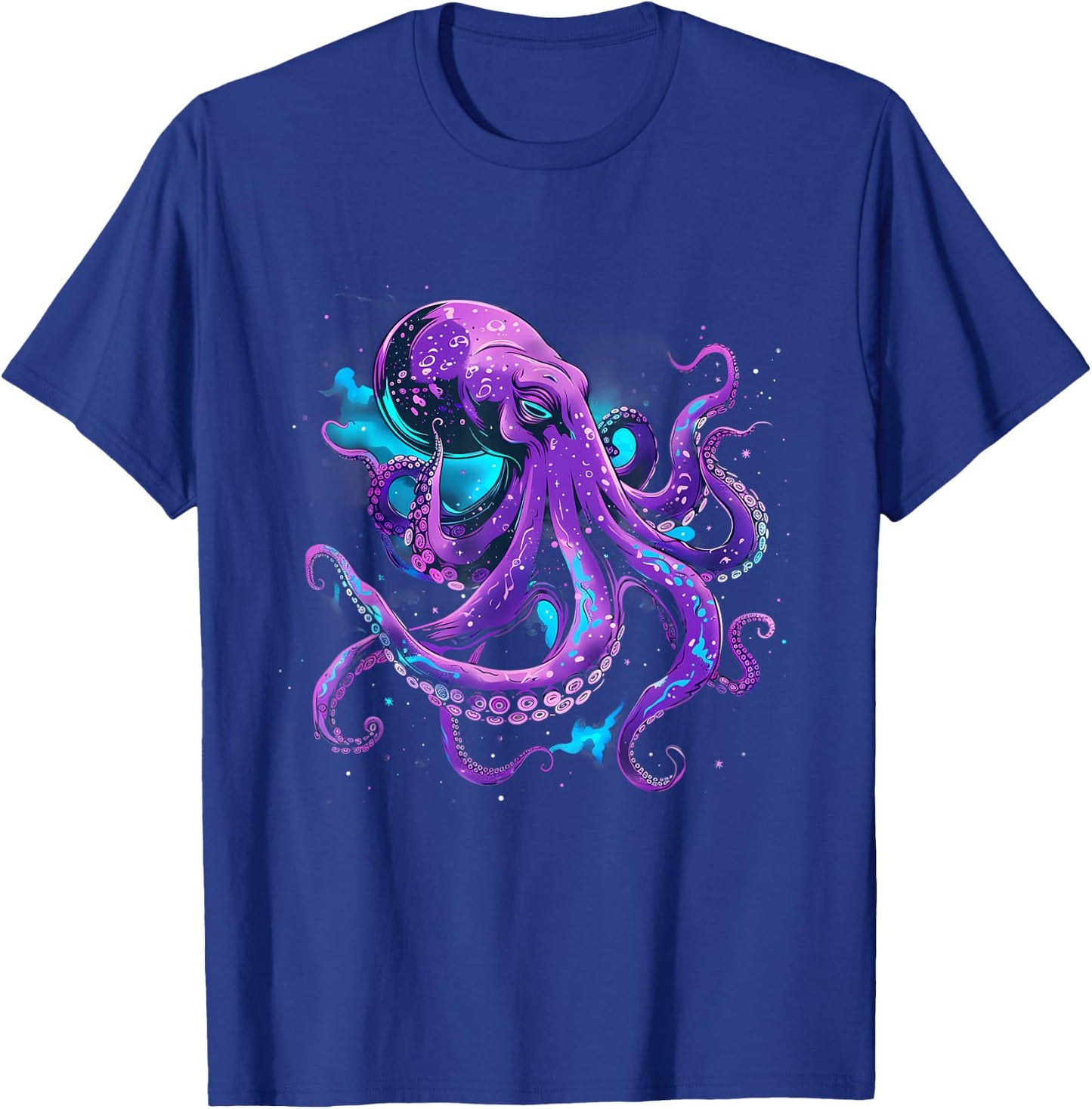 Octopus Cthulhu Kraken Sea Monster Ocean Sea Animal Lover T-Shirt - T-Shirt | Royal