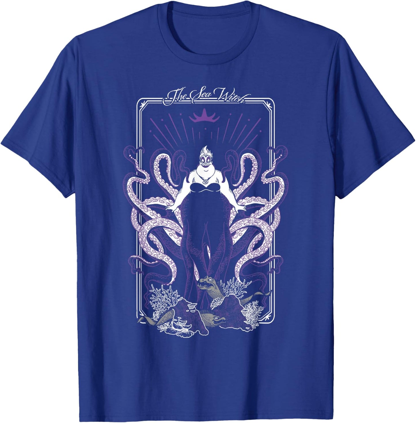 Disney Ursula Tarot Card Poster T-Shirt - T-Shirt | Royal